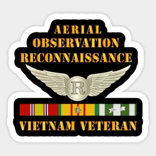 Aerial Observation Recon Specialist - Vietnam Vet w VN SVC Sticker